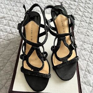 Dressy Black Gianni Bini heels, size 7.5
